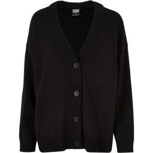 Urban Classics - Big Oversized Lange cardigan - XL - Zwart