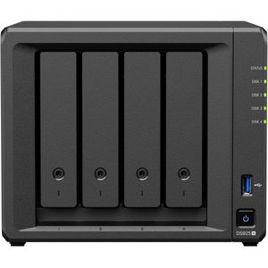 Synology - DS925+ - Netwerkopslag - Zwart - 4Bay - 24TB met 4x 6TB Plus HDD