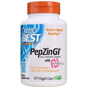 Doctor's Best, PepZin G Zink-L-Carnosine complex, 120 vegetarische capsules