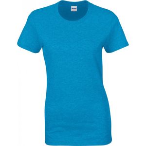 Gildan Heavy Cotton™Semi-fitted Ladies' T-shirt GI5000L - Heather Sapphire - XXL