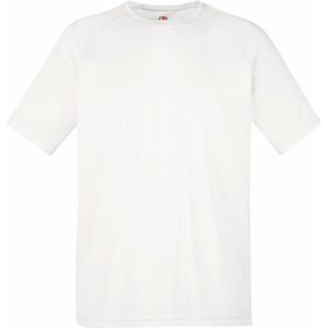 Fruit Of The Loom Heren Prestatie Sportskleding T-shirt (Wit)