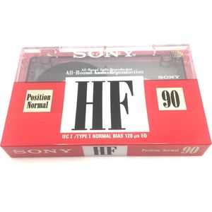 Audio Cassette Tape SONY HF 90 / Uiterst geschikt voor alle opnamedoeleinden / Sealed Blanco Cassettebandje / Cassettedeck / Walkman / Sony cassettebandje.
