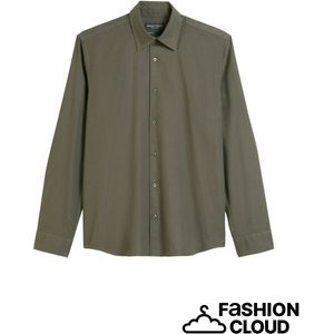 marc o'polo - Heren hemd - Maat M - Mannen - Khaki - katoen