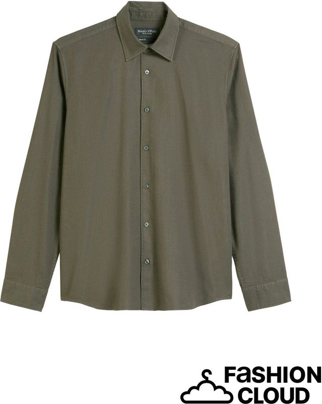 Marc O'Polo Overhemd  donkergroen