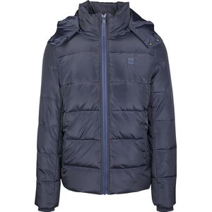 Heren Hooded Puffer Jacket navy