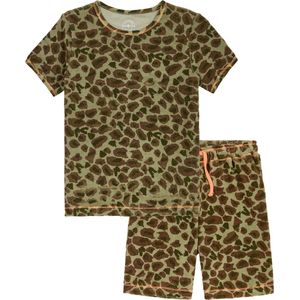 Pyjama Kort Leopard Badstof - Leopard - Claesen's®