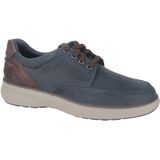 Clarks - Mullan Moc - Leren Sneakers - Bruin - Plat - Veters - Casual