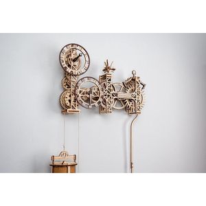 Wooden City Steampunk Wall Clock - houten 3D puzzel - modelbouwset - Klok
