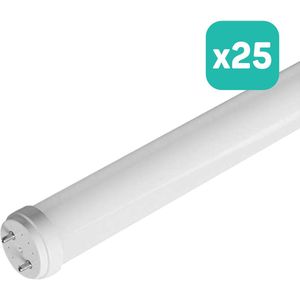 V-TAC - LED T8 Buis - Wit - 9W - 850 Lumen - 6500K - 60CM - Set van 25