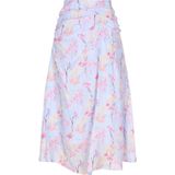 DreiMaster - Vintage Rok - Lichtblauw Lichtgeel Rosa Lichtroze - A-lijn