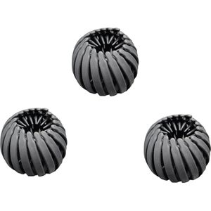 Anti klit haarclips rond- 3 Stuks zwart - Haarklemmen Dames - Bananenklem - Haarspeld - Haarklauw - Haarclip Groot - staartklem - bun maker - knot maker - oDaani