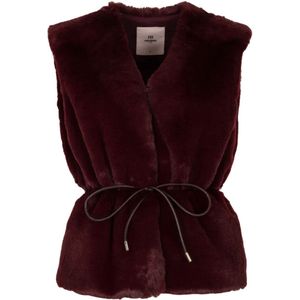 Freebird - Glenna - Gilet - Wine Red - Korte Pasvorm