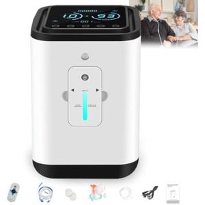Zuurstofconcentrator - Zuurstofmachine 93% Zuiverheid - Zuurstofconcentrator tot 7L per Minuut - 220V