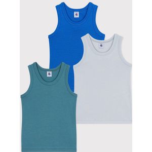 Petit Bateau - Setje Kinderhemdjes - Effen Katoen - 3 Stuks