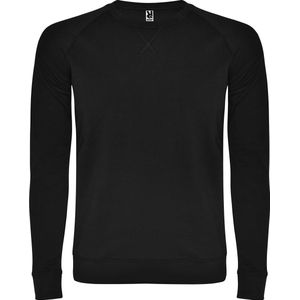 Zwarte heren sweater Annapurna 100% katoen merk Roly maat M