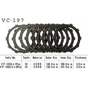 Disque d embrayage Kyoto pour Moto Triumph 600 Daytona 2003 à 2005 Neuf