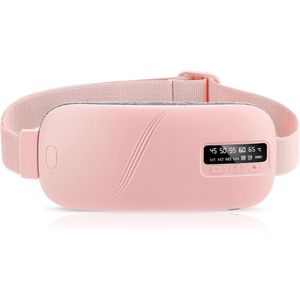 Menstruatie warmteband-Verwarmde heupgordel - Verwarmende compressiegordel - Elektrisch verwarmingskussen voor de taille - Oplaadbaar warmtekussen voor de menstruatie - 5 temperatuurstanden - 4 vibratiestanden - voor been- en rugverwarming