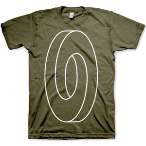 Hybris Optical Illustion Infinity Circle T-Shirt SH-1-15437-H27-13 Olive-S