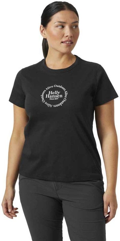 Helly Hansen - Core Graphic - T-shirt - Dames - Katoen - Normale Pasvorm