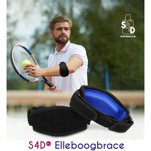 S4D® - Tennisarm Brace - Elleboog Brace - Tennisarm - Verstelbaar - Extra Ondersteuning - One Size