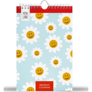 Pepa lani birthday calendar - smiley flowers