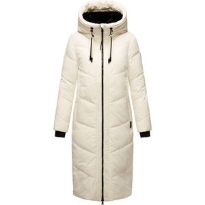 Warm & Waterafstotend Marikoo NADAREE XVI - Winterjas Dames - Volwassen - Capuchon - Wit - XL