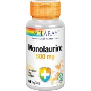 Solaray Monolaurine 500 mg 60 Plantaardige Capsules