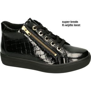 Solidus -Dames -  zwart - sneakers  - maat 37.5