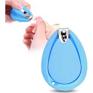 Nagelknipper - Nagelschaar - Peuter Nagelknipper - Nagelknipper Kind - Nagelschaar Baby - Baby EN Peuter Nagelknipper - Veiligheidsschaar - Veilig En Zacht - Voor Baby's, Kinderen, Volwassenen - Voor Peuter Kinderen - Voor Alle Leeftijden - Blauw