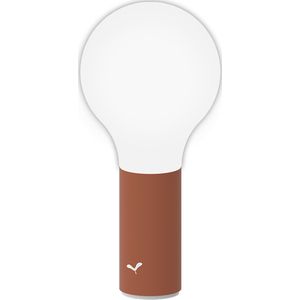 Fermob Aplô outdoor lamp - Ø11.5x24.5 cm - Ocre rouge - Mobiele lamp