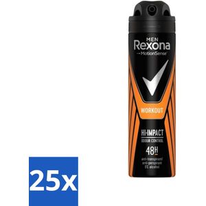 Rexona Men - MotionSense - Deodorant Spray - Anti-transpirant - 150 ml - Bulkverpakking - 25 stuks