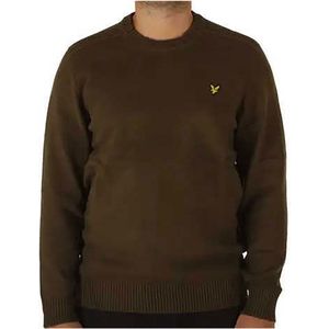Lyle & Scott - Shoulder - Sweater - Olijf