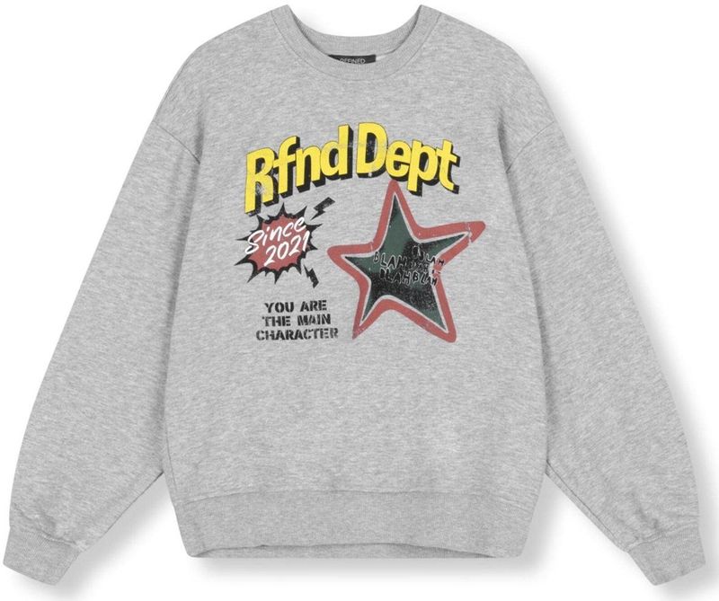 Refined Department - Jayne - Oversized Sweater - Grijs Melange