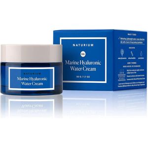 Naturium Marine Hyaluronic Water Cream, Face Moisturizer, Hydrating & Anti-Aging Skin Care - Hydraterende Dagcrème - 50gr