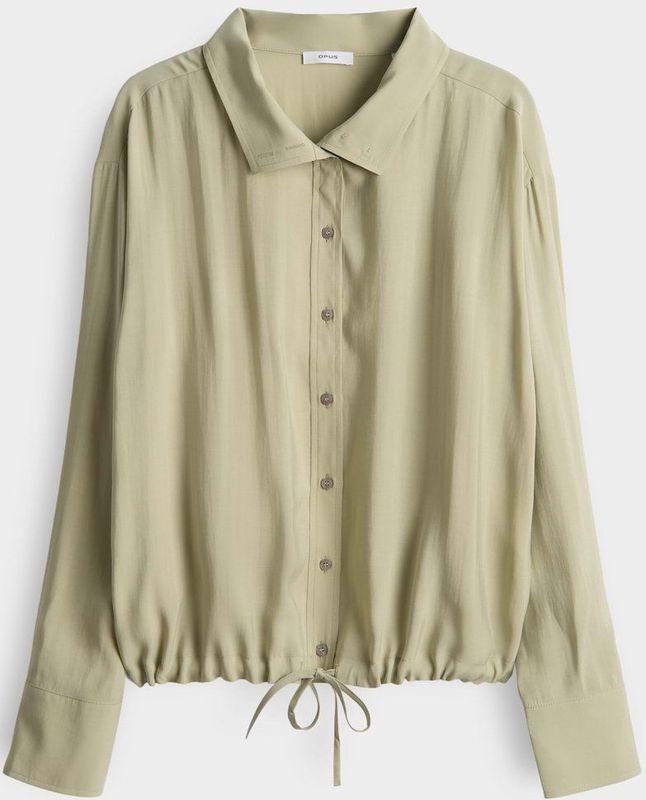 Opus - Blouse lange mouw - Groen - 10472613550384