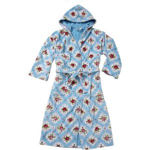 PiP Studio Badjas Flower Medaillon - Maat XXS - Blue