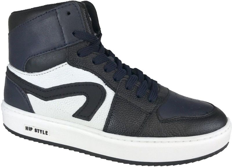 HIP Shoe Style - H1765 - Enkellaarsjes - Zwartcombi