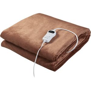 Elektrische deken Archi warmtedeken 180x130 cm bruin