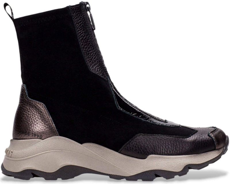 Hispanitas - Enkellaars - Beige - Nubuckleer - Slijtvaste Rubberen Zool