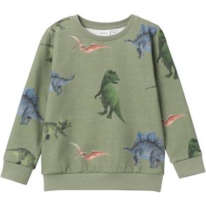 Name it sweater jongens - groen - NMModino - maat 92
