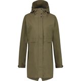 Parka Regenjas Urban Outdoor Dames - Groen - XXL