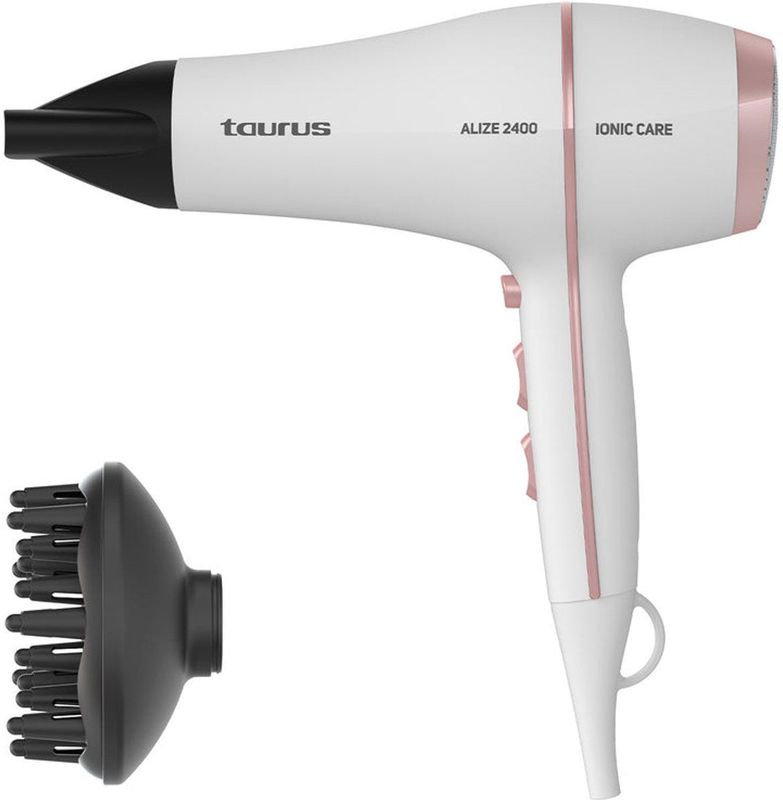 Taurus - Alize Ionic Care Föhn - 2400W - Zwart - Ergonomisch Ontwerp
