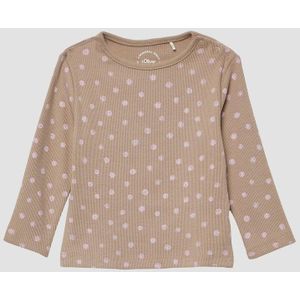s.Oliver - T-Shirt - Zacht Geribd Katoen - Lange Mouwen