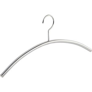 De Kledinghanger Gigant - 20 x Garderobehanger, buishanger metaal verchroomd Ø 13 mm, 44 cm