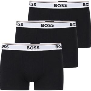 BOSS - Korte Boxershorts Power 3-Pack Zwart 001 - Heren - Maat M - Body-fit