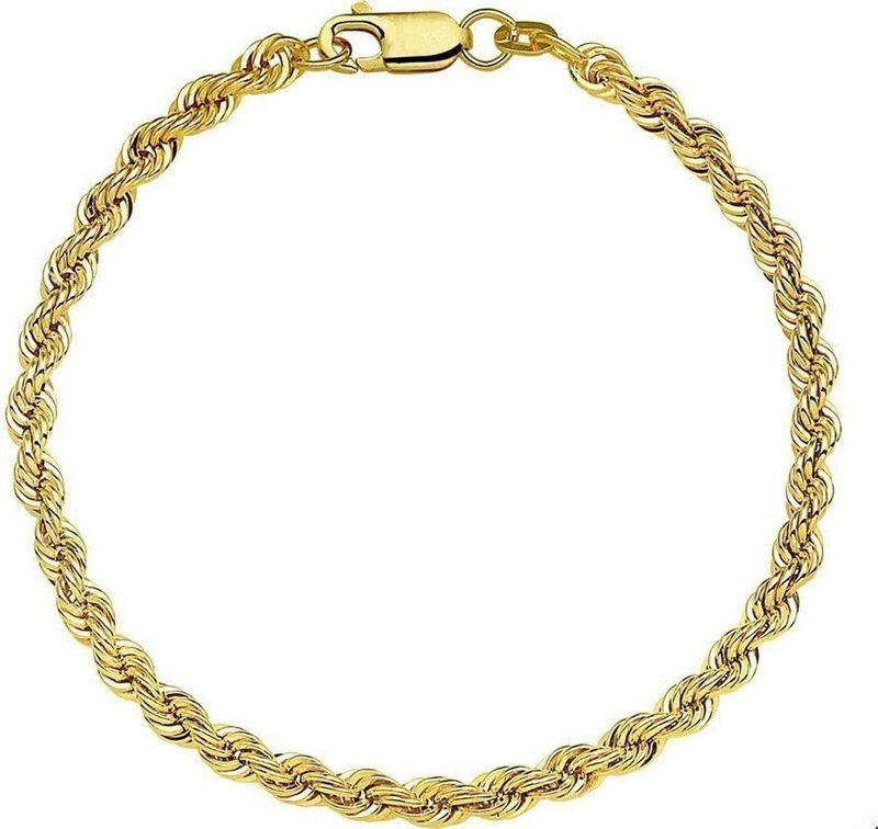 Koord - 3,9 mm - 14K Geelgoud - Verbeterd Model