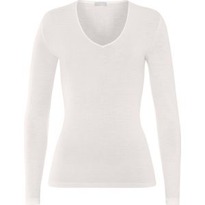 Hanro Woolensilk Sportshirt/Thermische shirt - 0795 Skin - maat 44 (44) - Dames Volwassenen - Wol- 071418-0795-44