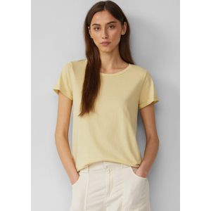 Q/S designed by - Dames t-shirt - Maat XL - Vrouwen - 1225 YELLOW -