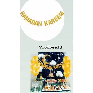 Akyol - ramadan kareem - ramadan slinger - ramadan - vasten - eid - eid mubarek - versiering ramadan - vlaggenlijn ramadan