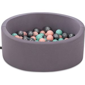 Ballenbak babys - Grijs - 150 ballen in de kleuren Mint, Grijs en Roze - Ballenbak baby - Ballenbakken - Ballenbak baby
